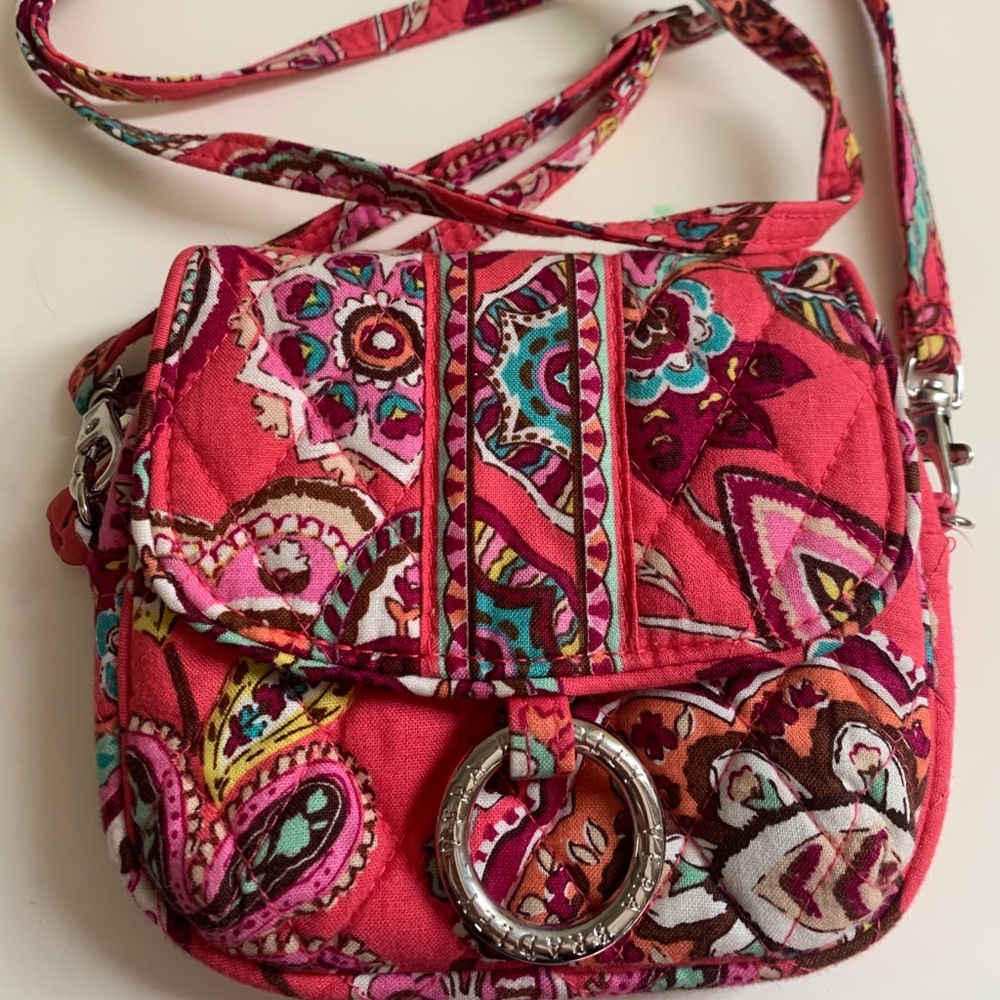 RARE Call Me Coral Vera Bradley Crossbody Handbag